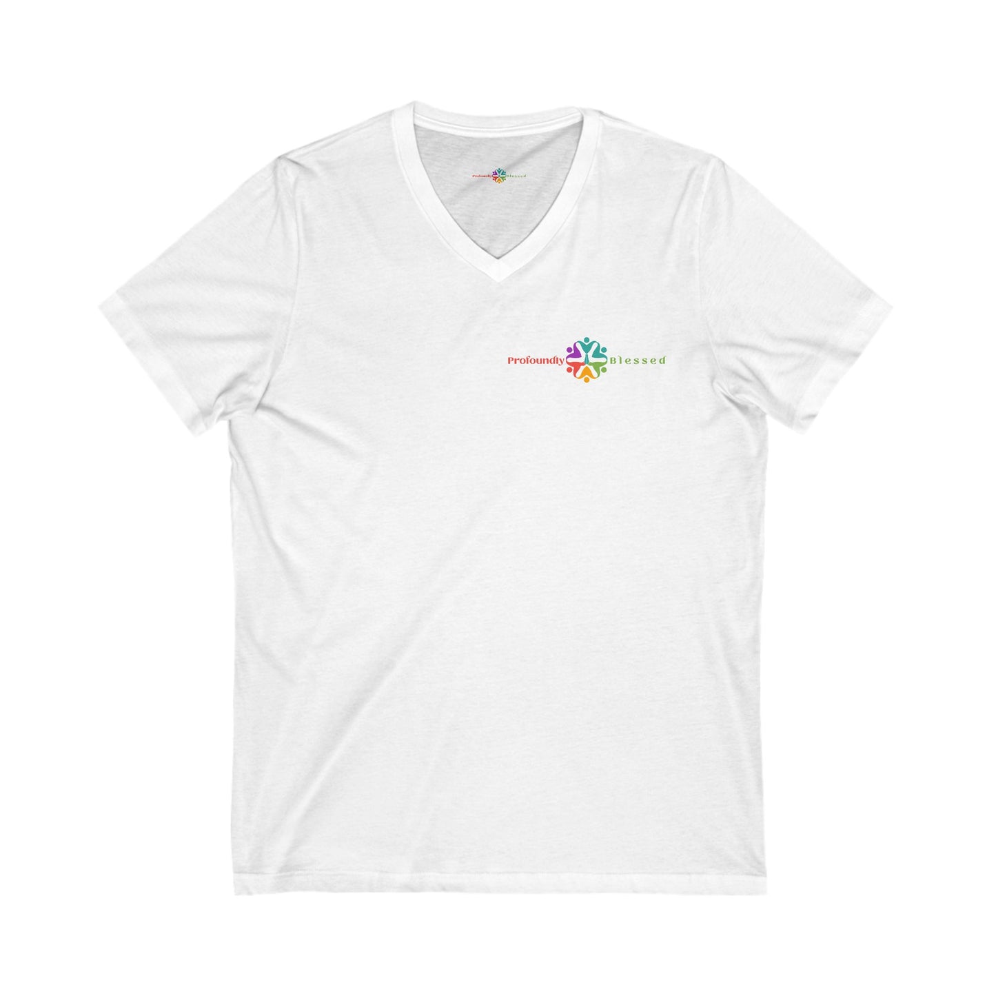 Inspirational Unisex V-Neck Tee - Positive Energy Message