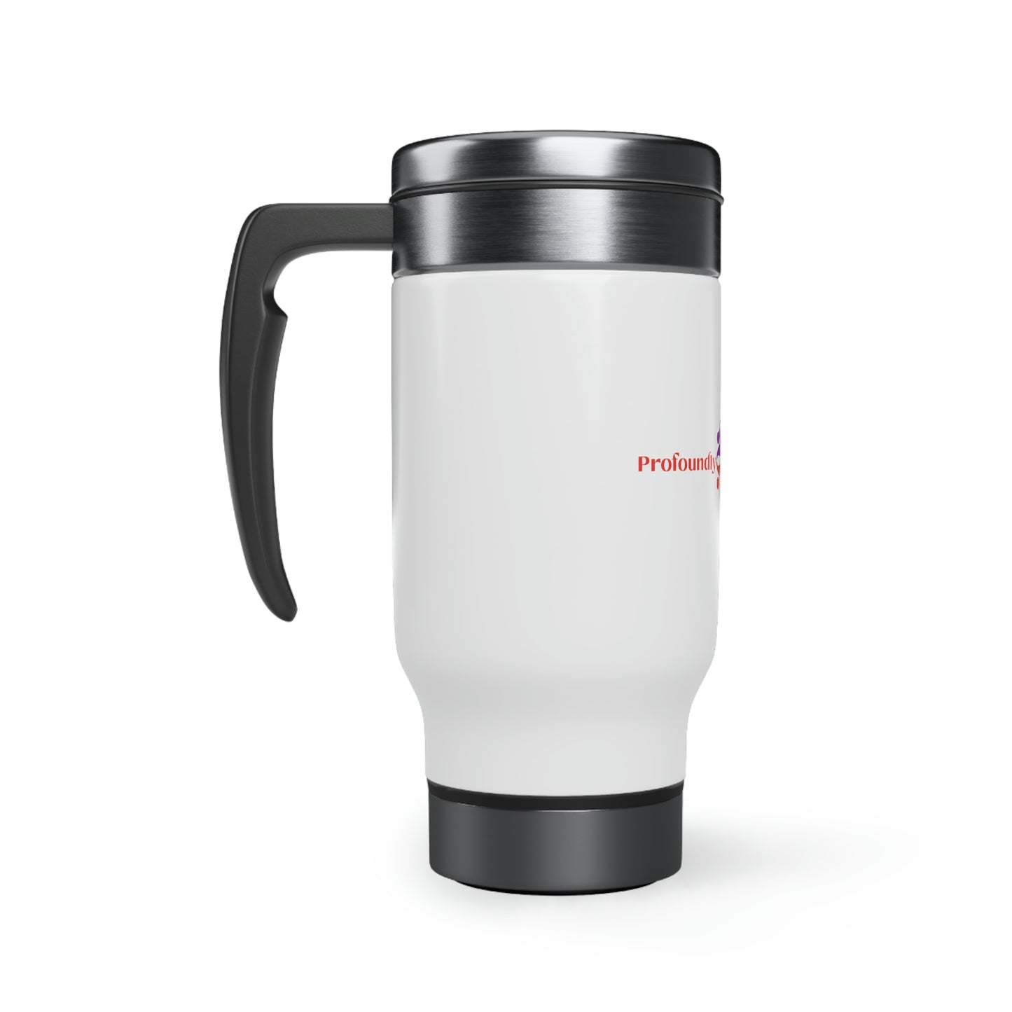 Profoundly Blessed Stainless Steel Travel Mug with Handle, 14oz