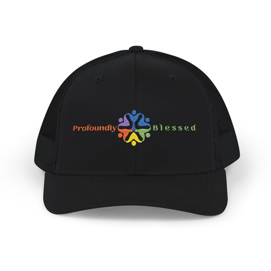 Profoundly Blessed Snapback Trucker Cap - Vibrant Embroidery for Everyday Inspiration