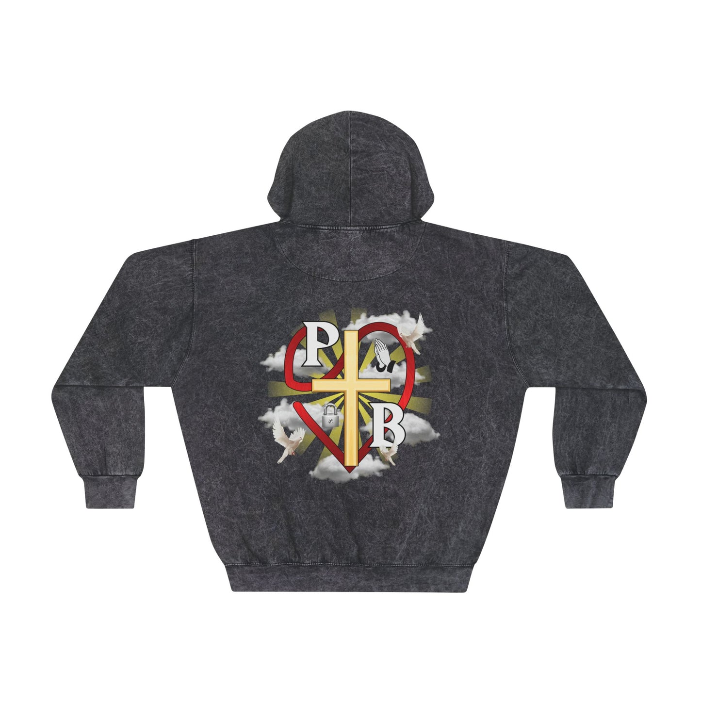 PB Unisex Mineral Wash Hoodie