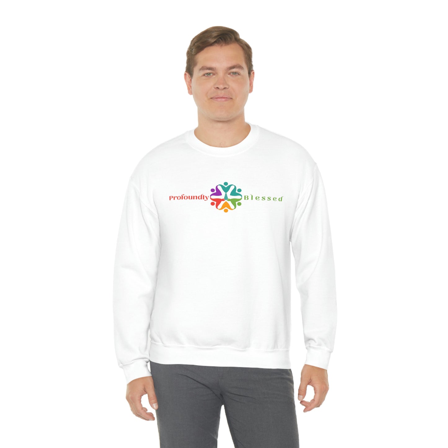 Unisex Heavy Blend™  Profoundly Blessed Crewneck Sweatshirt