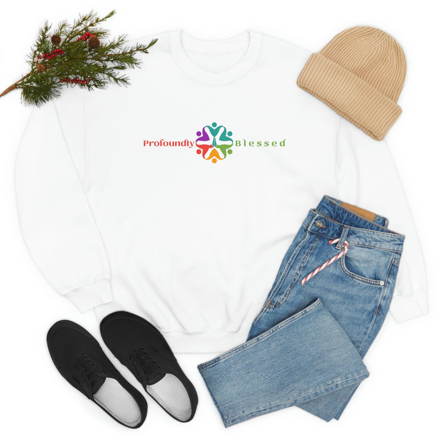 Unisex Heavy Blend™  Profoundly Blessed Crewneck Sweatshirt