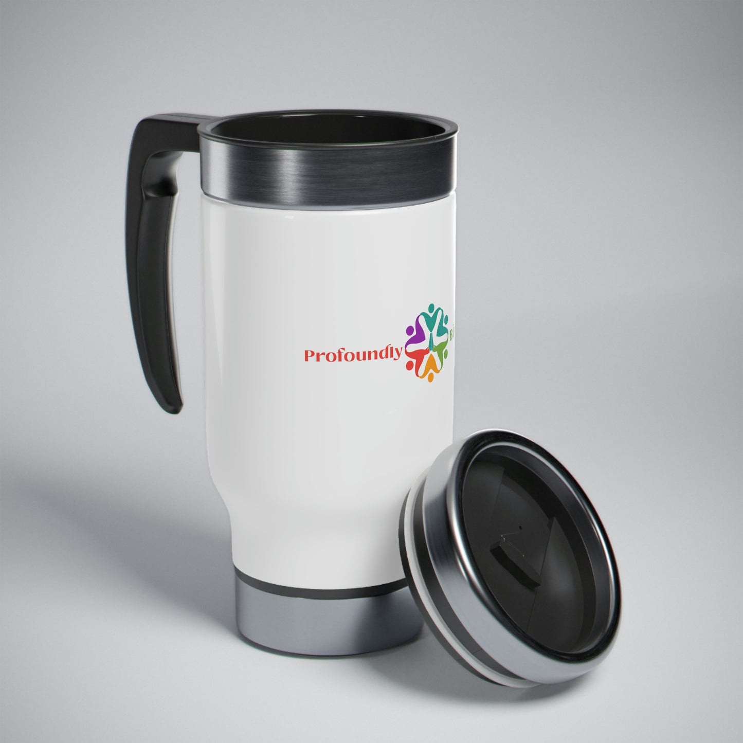 Profoundly Blessed Stainless Steel Travel Mug with Handle, 14oz