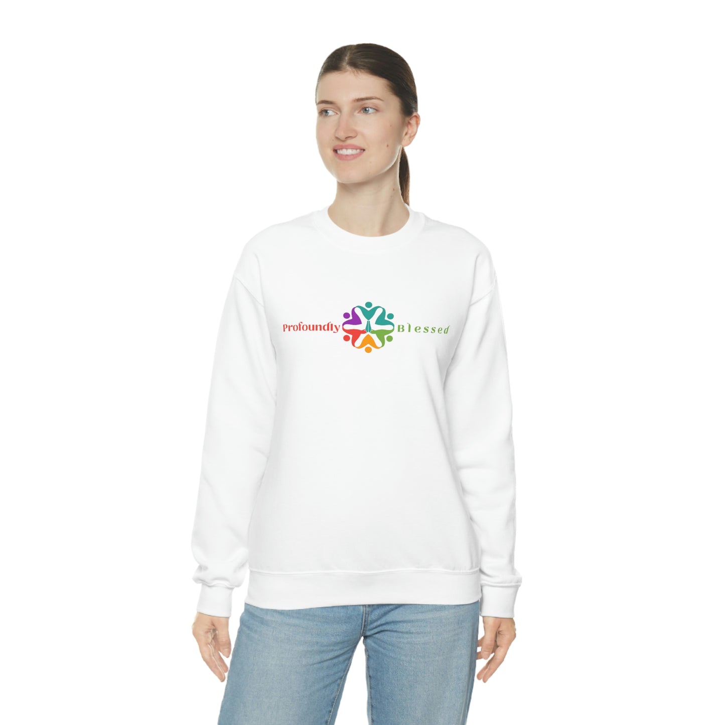 Unisex Heavy Blend™  Profoundly Blessed Crewneck Sweatshirt