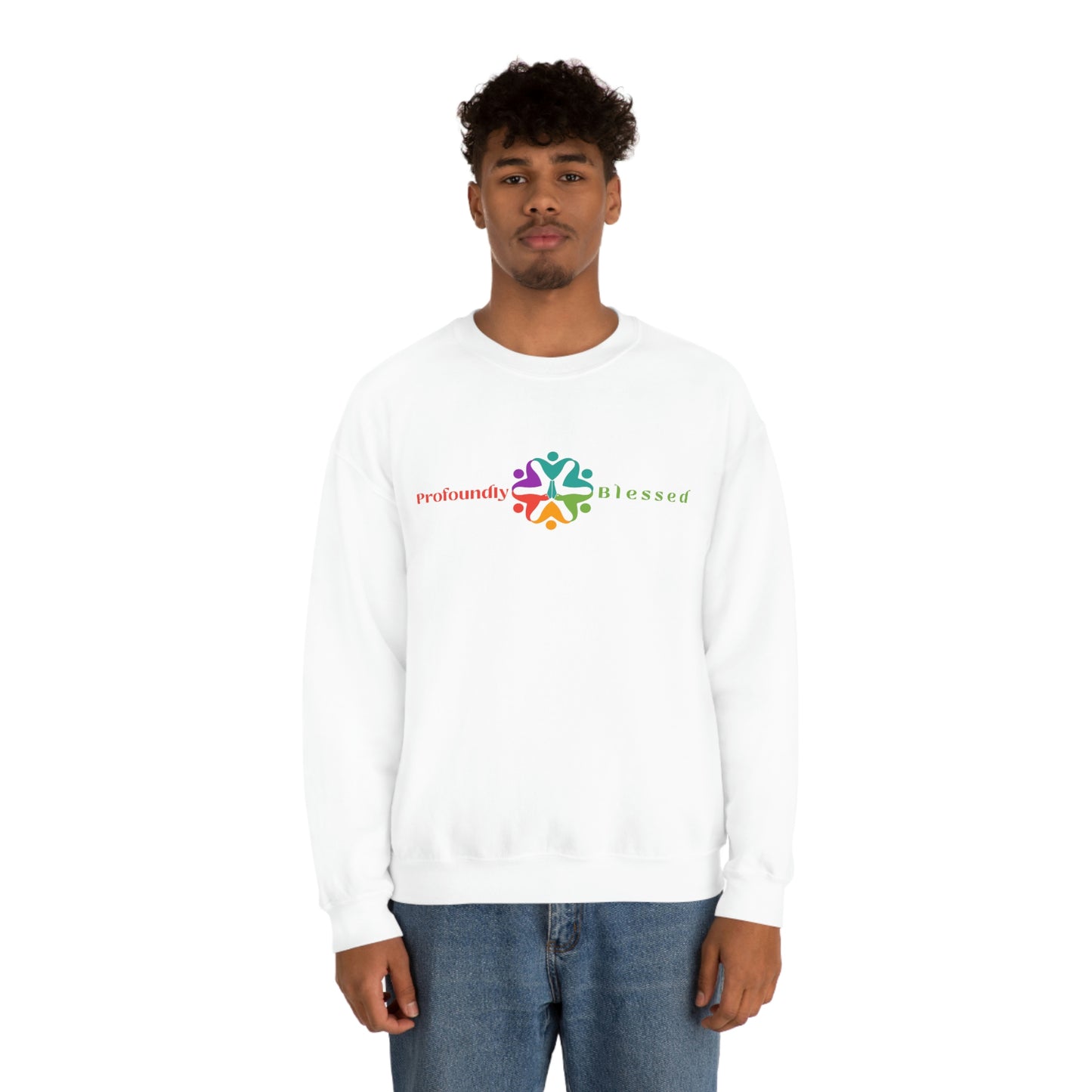 Unisex Heavy Blend™  Profoundly Blessed Crewneck Sweatshirt